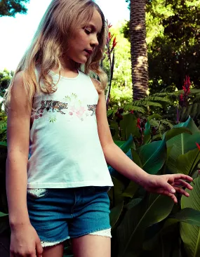 Short jean fille